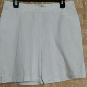 Classic white shorts